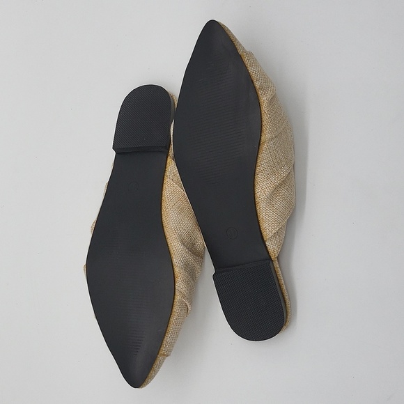 2192- Mules Women's Slip-On Shoes Beige Color Size 6 - Picture 7 of 7